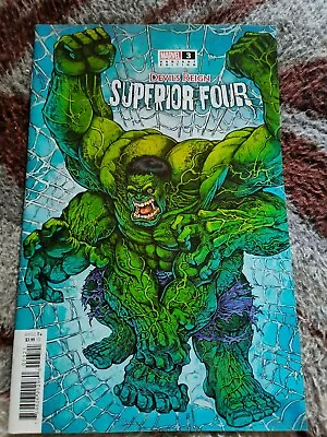 Buy Devil's Reign Superior Four # 3 Nm 2022 Maria Wolf Variant Hulk Wolverine  ! • 3£
