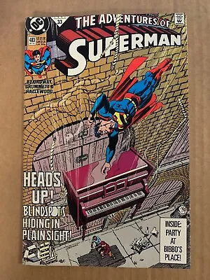 Buy Adventures Of Superman #483 First Print Dc Comics (1991) Blindspot • 2.39£