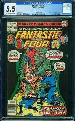 Buy Fantastic Four #187 (Marvel, 1977) CGC 5.5 - Price Variant • 118.25£