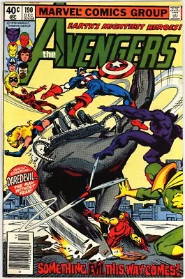Buy Avengers 190 Nm- 9.2 High Grade Daredevil John Byrne Marvel Bronze Age 1979 Bin • 9.48£