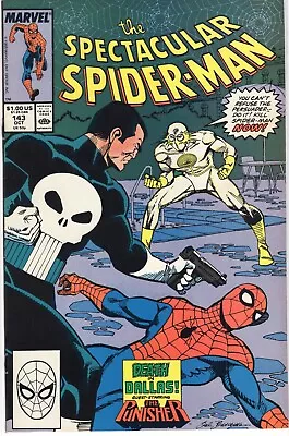 Buy Spectacular Spider-Man #143 1st App Of The Lobo Brothers Punisher 1988 Marvel • 6.72£