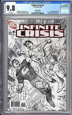 Buy Infinite Crisis #4 CGC 9.8 2006 3978605020 Sketch Variant 2nd Print • 63.14£