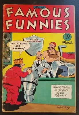 Buy FAMOUS FUNNIES 140 1946 ARMOR COVER Golden Age💎🔑🔥 • 18.29£