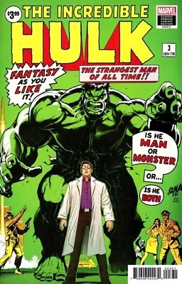 Buy The Incredible Hulk 3 Classic Homage David Nakayama Dna • 11.75£