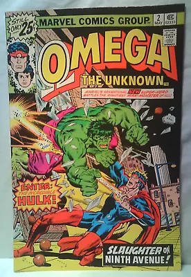 Buy Omega The Unknown Marvel Comics 2 25 Cent Cover 7.0 • 2.79£