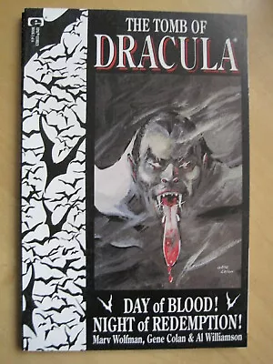 Buy TOMB Of DRACULA 1, Sq Bound Format. MARVEL 1991 Series By Wolfman & Gene COLAN • 3.99£