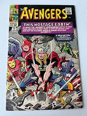 Buy Avengers #12 FN 6.0 Marvel Comics 1965 • 97.69£