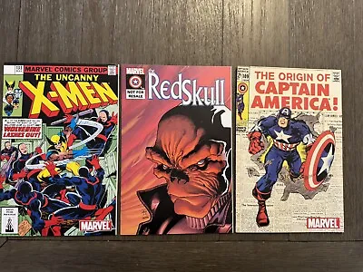 Buy Marvel Legends Toybiz Variant Comics Lot X-Men 133 Captain America 109 Red Skull • 31.53£