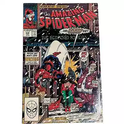 Buy Marvel Amazing Spider-Man Aprl 1989 #314 McFarlane Spidey Evicted! At Christmas! • 8.71£