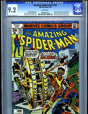 Buy Amazing Spider-man # 183 CGC 9.2 1978 Marvel Comics K69 • 104.55£
