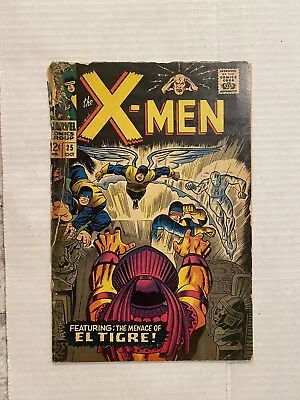 Buy Uncanny X-Men #25 1966 First El Tigre! Tape On Cover • 38.71£