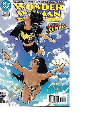 Buy WONDER WOMAN #153 Collectable Comic ADAM HUGHES 2000 With Wonder Girl & SuperBoy • 20.10£