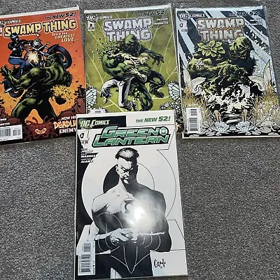 Buy Bundle 4 Swamp Thing 1-3 & Green Lantern Mint Condition • 5£