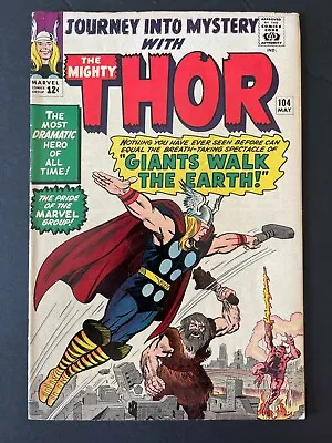 Buy Journey Into Mystery #104 - Giants Walk The Earth! (Marvel, 1962) VF- • 189.57£