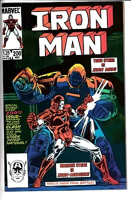 Buy IRON MAN #200, 1st Silver Centurion Armour, 1st App IRON MONGER, Marvel (1985) • 19.95£