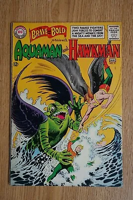 Buy DC The Brave And The Bold #51 (Jan,1964) 1st Team-up Aquaman & Hawkman FINE/VF • 48.25£