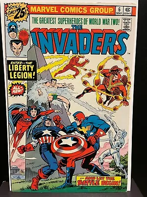 Buy Invaders #6 MARVEL 1976 KEY 2nd Liberty Legion Jack Kirby Cover FN / VF  • 7.92£