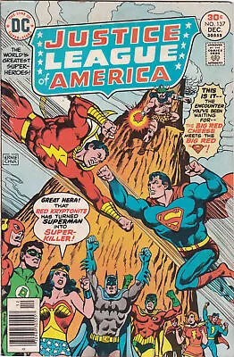 Buy JUSTICE LEAGUE OF AMERICA #137 - Crisis In Tomorrow! (DC, 1976) VG/VF • 44.92£