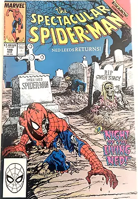 Buy Spectacular Spider-man. # 148.  1st Series. March 1989.  Marvel Comics. Vfn 8.0 • 8.99£