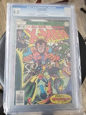 Buy Uncanny X-Men 107 KEY FIRST FULL APPEARANCE OF STARJAMMERS 1977 NEWSTAND CGC 4.0 • 57.64£