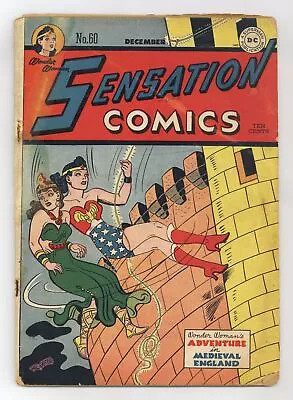 Buy Sensation Comics #60 FR 1.0 1946 • 181.84£