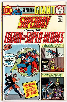 Buy Superboy (1949) #208 F/VF 7.0 68 Page Giant Legion Of Super-Heroes • 15.81£