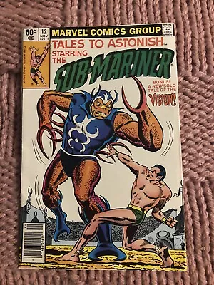Buy Tales To Astonish #12 1980 Newsstand Marvel Comics Comic Book • 19.99£