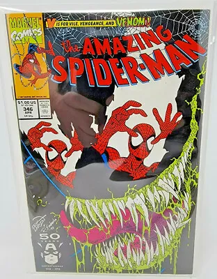 Buy Amazing Spider-man #346 Venom Appearance *1991* 9.0 • 15.76£