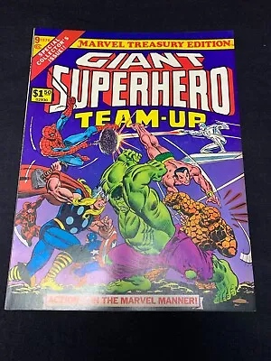 Buy Giant Superhero Team-Up #9 Marvel Treasury Edition 1976 • 27.65£