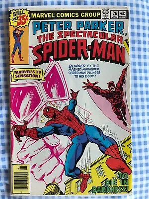 Buy Spectacular Spiderman 26 (1979) Daredevil App. Cents • 9.99£