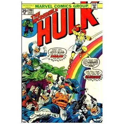 Buy Incredible Hulk (1968 Series) #190 In Fine Condition. Marvel Comics [v  • 9.87£