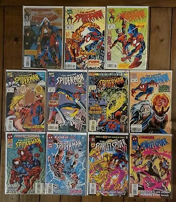 Buy Amazing Spider-Man 394-399, 402, 404,405 * Scarlet Spider 1-2 *11 Comic Lot* • 44.03£