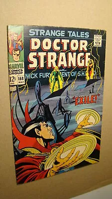 Buy Strange Tales 168 *nice* Shield Nick Fury Last Issue Becomes Doctor Strange Art • 35.16£