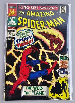 Buy Amazing Spider-Man Annual #4 Human Torch 3rd Mysterio 1967 Marvel Comic Book • 55.25£