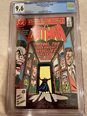 Buy Detective Comics #566 CGC 9.6 White Pages. 9/1986 ROGUES GALLERY • 101.83£