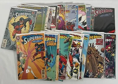 Buy DC Comic Superboy (‘94) #0, 1, 1-21 Run, 37, 38 41-44, 48 Annual 1 + 3 Lot Of 32 • 39.71£