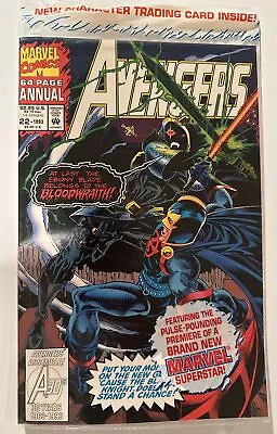 Buy Avengers Annual #22 Marvel Comics 1993  Sealed With Bloodwraith Trading Card • 2.39£