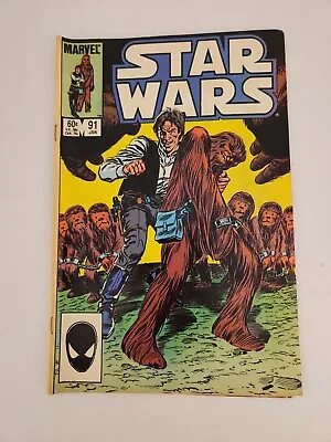Buy Star Wars #91 Marvel Comics (1985) Han Solo Chewbacca 1st Appear Of Mala & Lumpy • 5.54£