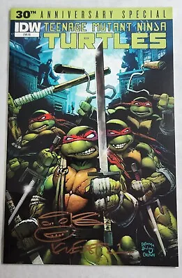 Buy Teenage Mutant Ninja Turtles 30th Anniv. Signed W/Remark Kevin Eastman JSA COA • 70.91£
