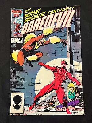 Buy 1987 Jan Issue 238 Marvel Daredevil It Comes With The Claws Comic Book KB 10323 • 4.79£