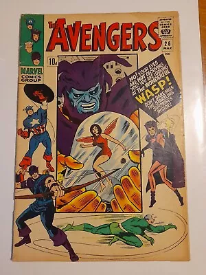 Buy Avengers #26 Mar 1965 Good- 1.8  The Voice Of The Wasp!  • 9.99£
