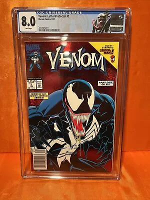 Buy Venom: Lethal Protector #1 CGC 8..0 NEWSSTAND - 1st Venom In His Own Title! • 43.36£
