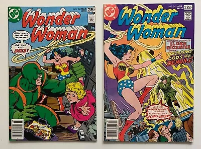 Buy Wonder Woman #241 & 242 (DC 1978) 2 X FN/VF & FN+ Bronze Age Comics • 18.38£