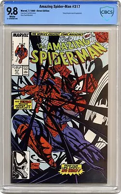 Buy Amazing Spider-Man #317 CBCS 9.8 1989 21-0F060B8-006 • 231.86£