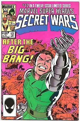 Buy Marvel Super-Heroes Secret Wars #12 (1985) Vintage Key Comic, She-Hulk Joins FF • 19.99£