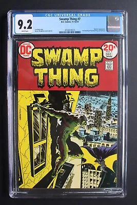 Buy SWAMP THING #7 1st Meets BATMAN 1973 Conclave JLD DC Movie TV WRIGHTSON CGC 9.2 • 237.10£