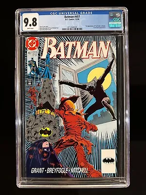 Buy Batman #457 CGC 9.8 (1990) - 1st App Of Tim Drake As Robin • 99.93£