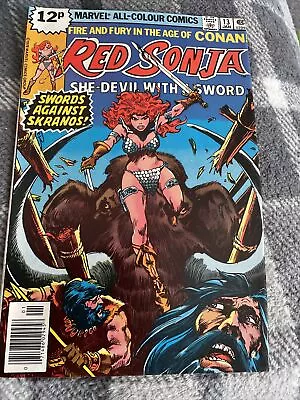 Buy Red Sonja (Vol. 1) #13 FN; Marvel | Frank Brunner - We Combine Shipping 1979 • 2£