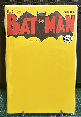 Buy BATMAN #5C - FACSIMILE EDITION Yellow BLANK VARIANT DC Comics • 9.99£
