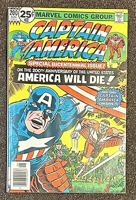 Buy Captain America + Falcon #200 Jack Kirby VF+ 1976 • 11.85£